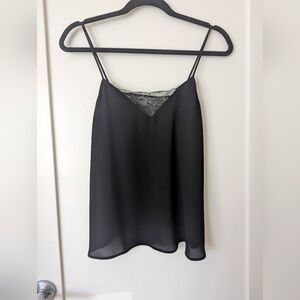 Topshop Petite Black lace cami tank top, petites